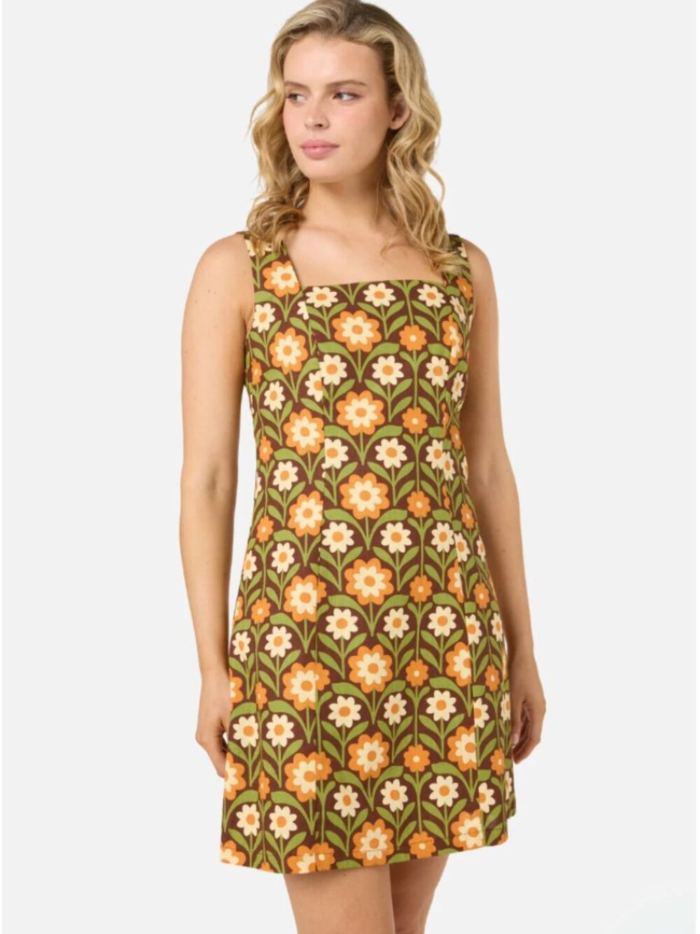 Princess Highway Cleo Geometric Retro Mini Shift Dress
